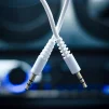 Кабель Xqisit Audio Cable 3.5 мм - 3.5 мм (M/M), 1.2 м, White (4029948026954) - 2