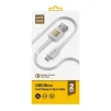 Кабель Luxe Cube Flat USB-microUSB, 1м, білий (2231252967010) - 3