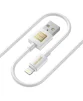 Кабель Luxe Cube USB - Lightning (M/M), 3 А, 1 м, білий (7775557575228) - 1