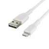 Кабель Belkin PVC USB - Lightning, 0.15 м White (CAA001BT0MWH) - 3