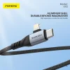 Кабель Foneng X92 4-in-1 (60W) USB/USB-C - USB-C/Lightning 1м Black (X92-CA-FIO) - 4