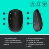 Мишка бездротова Logitech M171 (910-004424) Grey/Black USB - 9