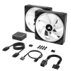 Вентилятор Corsair iCUE Link QX140 RGB PWM PC Fans Starter Kit with iCUE Link System Hub (CO-9051004-WW) - 8