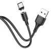 Кабель Hoco X52 USB - USB Type-C, 1 м, магнітний, Black (X52CB) - 2