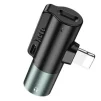 Адаптер Hoco LS32 Lightning - Lightning + 3.5 мм (M/F+F), серый (LS32G) - 1