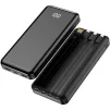 Універсальна мобільна батарея Forewer TB-411 ALLin1 USB-C + Lightning + microUSB 10000mAh Black (1283126565083) - 4