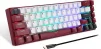 Клавіатура бездротова Motospeed BK67 Longhua Blue Red (mtbk67rmb) - 2