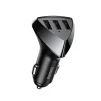 Автомобільний зарядний пристрій Remax Alien III Series 3xUSB 3.1A Black (RCC-322) - 1