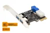 Плата розширення Frime PCI-E to USB3.0 (2 порти) +19pin VIA VL805 (ECF-PCIEtoUSB005.LP) - 2
