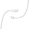 Кабель COLORWAY PD Fast Charging Type-C to Type-C 100W 5A 1м White (CW-CBPDCC058-WT) - 4