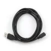 Кабель Cablexpert USB - micro USB V 2.0 (M/M), 1 м, чорний (CCP-mUSB2-AMBM-1M) - 2
