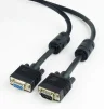 Кабель удлинитель Cablexpert VGA-VGA (M/F), HD15 с 2-мя фер. кольцами, 1.8 м, черный (CC-PPVGAX-6B) - 1
