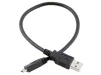 Кабель Atcom USB - micro USB V 2.0 (M/M), 0.8 м, чорний (9174) пакет - 1