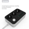 Фильтр питания ColorWay CW-CHE36B 3 розетки, 6 USB, 1.8 м, черный - 2
