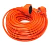 Подовжувач PowerPlant JY-3024/25 (PPCA10M250S1) 1 розетка, 25 м, помаранчевий - 1