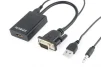 Адаптер Cablexpert HDMI - VGA (F/M), 0.15 м, Black (A-VGA-HDMI-01) - 1