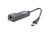 Адаптер Gembird (NIC-U3-02) USB - Gigabit Ethernet, черный - 1