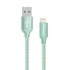 Кабель ColorWay USB-Lihgtning, 2.4А, 2м Mint (CW-CBUL007-MT) - 1