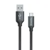 Кабель ColorWay USB-USB Type-C, 1м Black (CW-CBUC003-BK) - 1