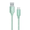 Кабель ColorWay USB-USB Type-C, 1м Mint (CW-CBUC003-MT) - 1