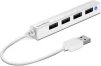 Концентратор USB2.0 SpeedLink Snappy Slim White (SL-140000-WE) 4хUSB2.0 - 1