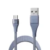 Кабель Grand-X USB-microUSB, Cu, 2.1A, 1.2м Grey (NM012GR) - 1