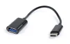 Кабель Cablexpert USB - USB Type-C V 2.0 (F/M), 0.2 м, чорний (AB-OTG-CMAF2-01) - 1