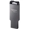 Флеш-накопитель USB3.1 64GB Apacer AH360 Metal Black (AP64GAH360A-1) - 2