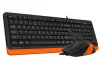 Комплект (клавиатура, мышка) A4Tech F1010 Black/Orange USB - 2