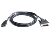 Кабель REAL-EL HDMI - DVI, (M/M), 1.8 м, Black (EL123500013) - 2