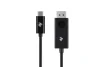 Кабель 2E Displayport - USB Type-C (M/M), 1 м, Black (2E-W1402) - 1