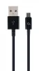 Кабель Cablexpert (CC-USB2P-AMmBM-1M) USB 2.0 A - microUSB B, преміум, 1м, чорний - 1