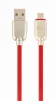 Кабель Cablexpert (CC-USB2R-AMmBM-2M-R) USB 2.0 A - microUSB, преміум, 2м, червоний - 1