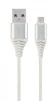 Кабель Cablexpert (CC-USB2B-AMmBM-1M-BW2) USB 2.0 A - microUSB, премиум, 1м, білий - 1