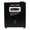Источник бесперебойного питания LogicPower LPA-W-PSW-500VA (350Вт)2A/5A/10A, Lin.int., AVR, 1 x евро, LCD, металл, с правильной синусоидой 12V, настенный - 5