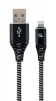 Кабель Cablexpert (CC-USB2B-AMLM-2M-BW) USB 2.0 A - Lightning, премиум, 2м, черный - 1