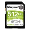 Карта памяти SDXC 512GB UHS-I/U3 10 Kingston Canvas Select Plus R100/W85MB/s (SDS2/512GB) - 1