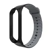 Ремінець Armorstandart Sport Silicone для Xiaomi Mi Band 3 Black/Grey (ARM54514) - 1