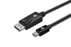 Кабель 2E mini DisplayPort - DisplayPort (M/M), 2 м, Black (2E-W1704) - 2
