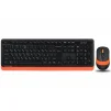 Комплект (клавиатура, мышка) беспроводной A4Tech Fstyler FG1010 Orange USB - 1
