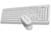Комплект (клавиатура, мышка) беспроводной A4Tech Fstyler FG1010 White USB - 2