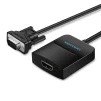 Адаптер Vention VGA-HDMI, 0.2 m, со звуком и питанием (ACNBB) - 2