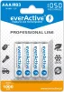 Акумулятор everActive AAA/HR03 Ni-MH 1050mAh BL 4шт - 1