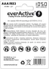 Акумулятор everActive AAA/HR03 Ni-MH 1050mAh BL 4шт - 2