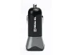 Автомобільний зарядний пристрій REAL-EL CA-30 QC3.0 (1USBx3A) Black/Grey - 2