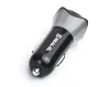 Автомобільний зарядний пристрій REAL-EL CA-30 QC3.0 (1USBx3A) Black/Grey - 4