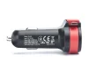 Автомобільний зарядний пристрій REAL-EL CA-35 (3USBx3.4A) Black/Orange + кабель microUSB - 5