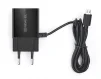 Мережевий зарядний пристрій REAL-EL CH-215 (2USB, 2.1A) Black + кабель microUSB - 2