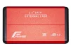 Внешний карман Frime SATA HDD/SSD 2.5", USB 3.0, Metal, Red (FHE23.25U30) - 1