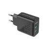 Сетевое зарядное устройство для Grand-X (2xUSB 3.1А) Black (CH-60) - 6